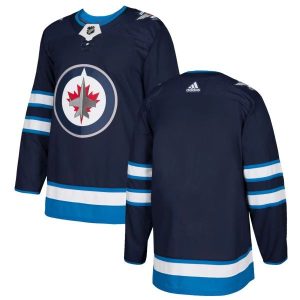 Herren Winnipeg Jets Eishockey Trikot Blank Navy Authentic